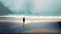 Frau_im_Wattenmeer_01