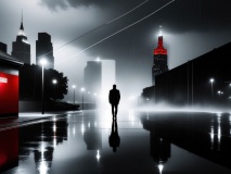 Mann in der Stadt Film Noir-01