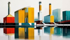 Industrieanlage-am-Hafen-abstrakt-futuristisch-3