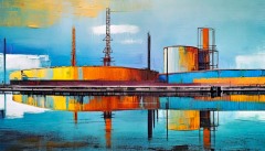 Industrieanlage-am-Hafen-abstrakt-futuristisch-8