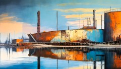 Industrieanlage-am-Hafen-abstrakt-futuristisch-9